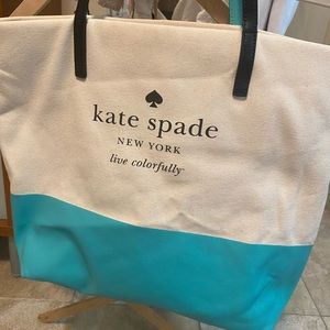 Kate Spade like new canvas tote